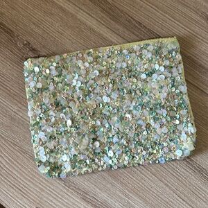 Unique sequin envelope clutch